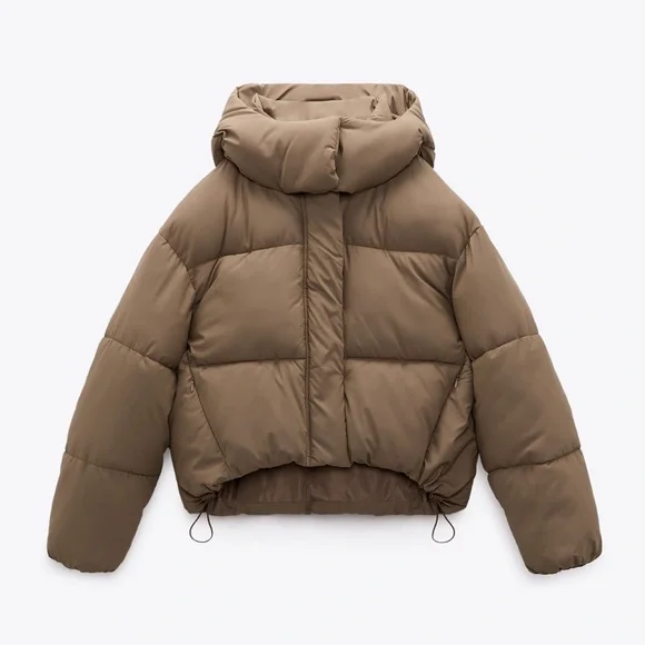 Zara | Jackets & Coats | Zara Puffer Coat | Poshmark